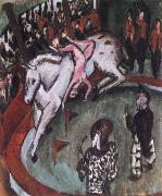 Ernst Ludwig Kirchner German,Circur Rider painting
